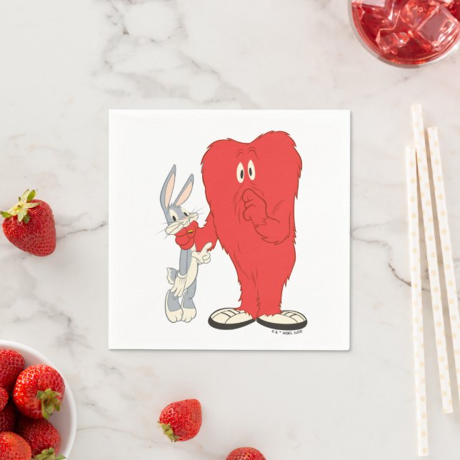 Serviette En Papier Gossamer Holding BUGS BUNNY™ (En situation)