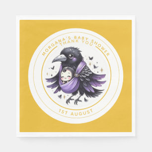 Serviette En Papier Goth Baby Girl Douche Bat Vampire Partyware