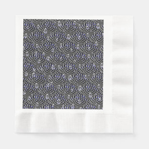 Serviette En Papier Gouttes de pluie sur du métal