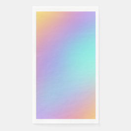 Serviette En Papier Gradient Pastel forme libre