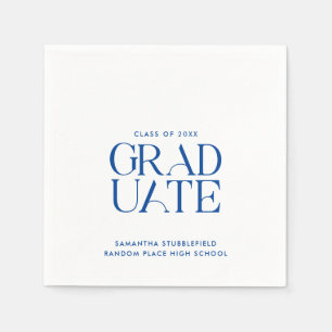 Serviette En Papier Graduation 2025 Grad Party Paper