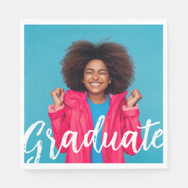 Serviette En Papier Graduation de la photo de script moderne