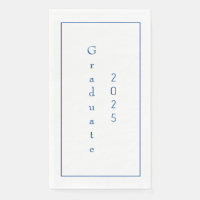 Graduation Party Student Graduate 2025 Texte bleu