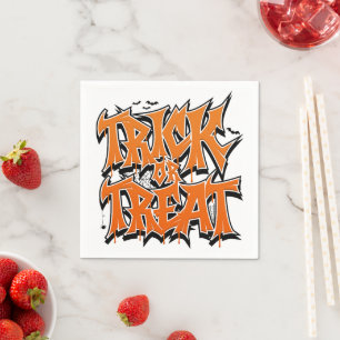 Serviette En Papier Graffiti de Trick Or Treat