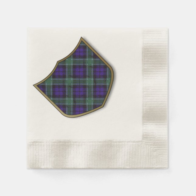 Serviette En Papier Graham clan Plaid écossais tartan (Devant)