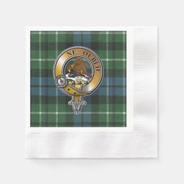 Serviette En Papier Graham Tartan (Devant)