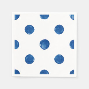 Serviette En Papier Grand pois Shibori motif