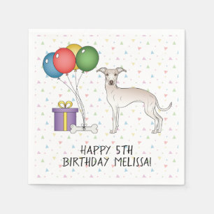 Serviette En Papier Grande Italian Greyhound Chien Mignon - Joyeux Ann