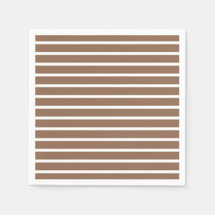 Serviette En Papier Grandes Brown et blanches