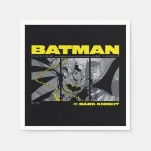 Serviette En Papier Graphique à écran tridimensionnel Batman Comic