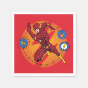 Serviette En Papier Graphique d'exécution du laboratoire Flash de dess