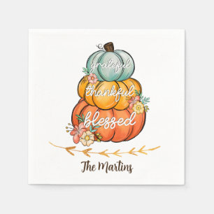 Serviette En Papier Gratuit, Remerciant, Bienheureux Serviettes Thanks