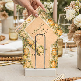 Serviette En Papier Greek Olive Baby Shower