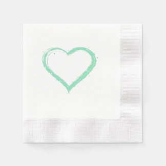 Serviette En Papier Green Heart Essential