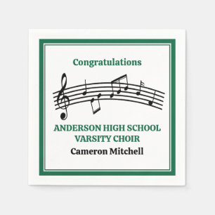 Serviette En Papier Green High School Chorale