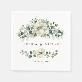 Serviette En Papier Greenery Eucalyptus Wedding