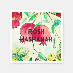 Serviette En Papier Grenade Rosh Hashanah Fruit Shana Tova