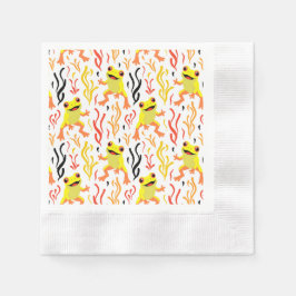 Serviette En Papier Grenouilles joueuses