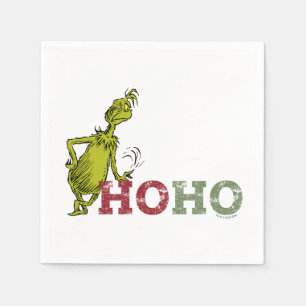 Serviette En Papier Grille Ho Ho Ho