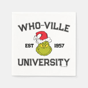 Serviette En Papier Grille Who-ville University Est 1957