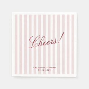 Serviette En Papier Grilles Vertes Roses Vierges Mariages Modernes