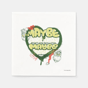 Serviette En Papier Grinch Citation de Noël
