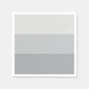 Serviette En Papier Gris argenté rayé
