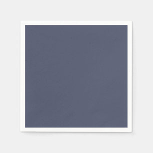 Serviette En Papier Gris bleu ardoise tendance - serviettes