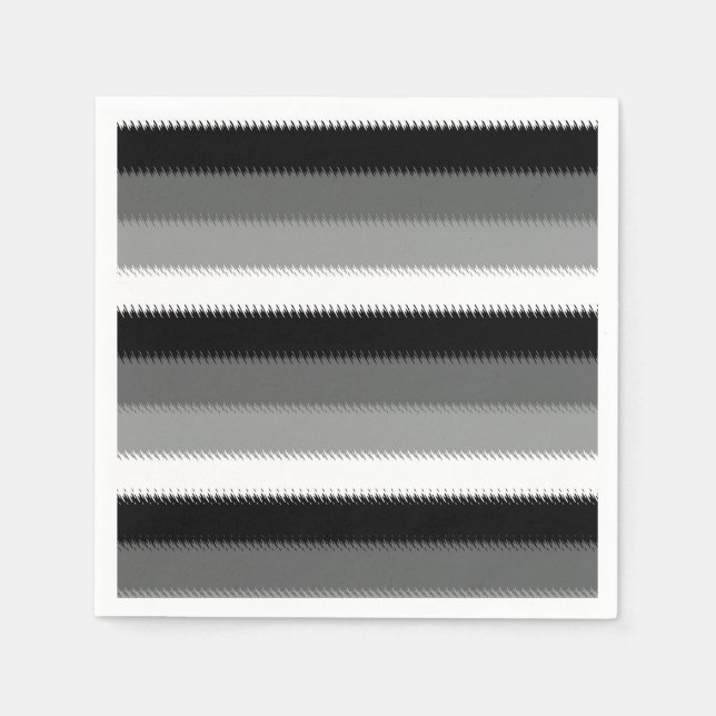 Serviette En Papier Gris noir Gris cendré blanc (Devant)