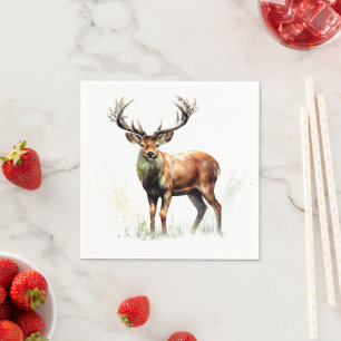 Serviette En Papier Gros Cerf Raté