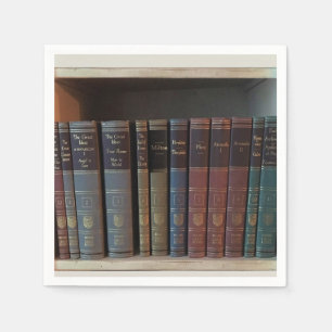 Serviette En Papier Groupe de livres littéraires