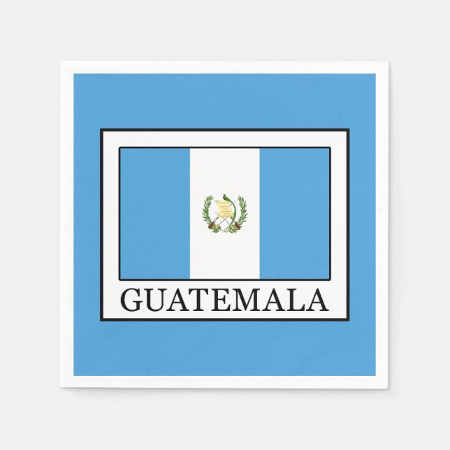 Serviette En Papier Guatemala (Devant)