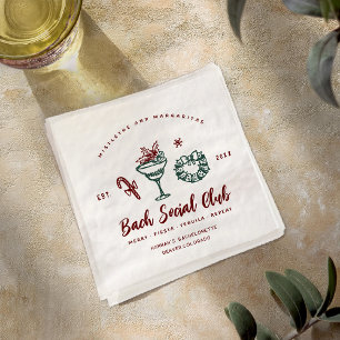 Serviette En Papier Gui et Margaritas   Enterrement de vie de jeune fi