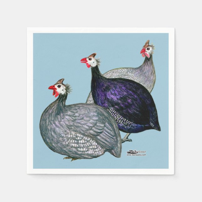 Serviette En Papier Guineas trois (Devant)