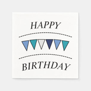 Serviette En Papier Guirlande drôle Joyeux Anniversaire