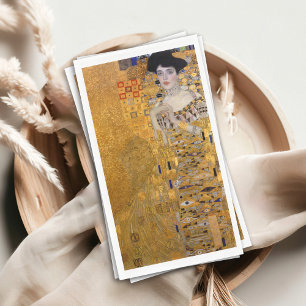 Serviette En Papier Gustav Klimt Adele Portrait jetable