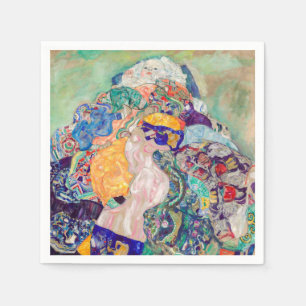 Serviette En Papier Gustav Klimt - Bébé / Berceau