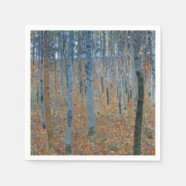Serviette En Papier Gustav Klimt Beech (Devant)