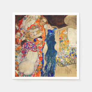 Serviette En Papier Gustav Klimt - La mariée (inachevée)