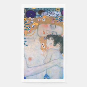 Serviette En Papier Gustav Klimt - Mère et Enfant