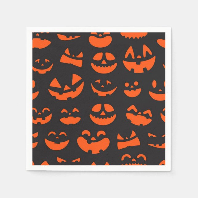 Serviette En Papier Halloween (Devant)