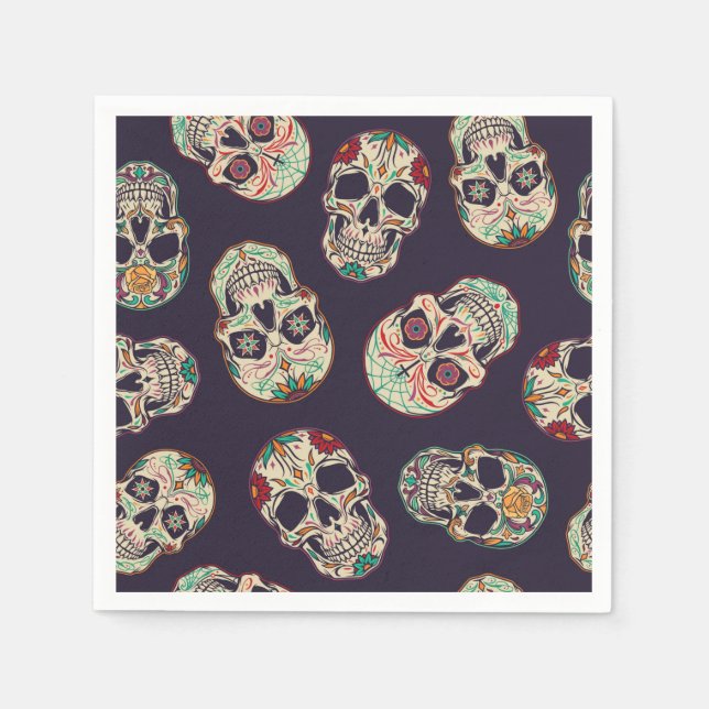 Serviette En Papier Halloween (Devant)