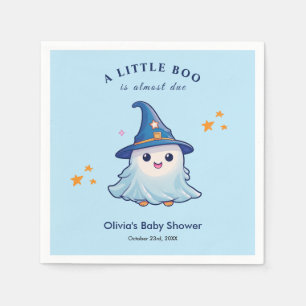 Serviette En Papier Halloween Bleu Un Petit Baby shower Boo