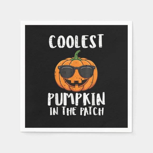 Serviette En Papier Halloween Coolest Pumpkin Patch Costume Men Boys K (Devant)