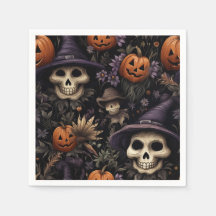 Halloween crânes citrouille