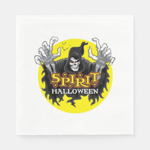 Serviette En Papier Halloween de l'esprit