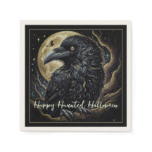 Halloween d'oiseaux noirs