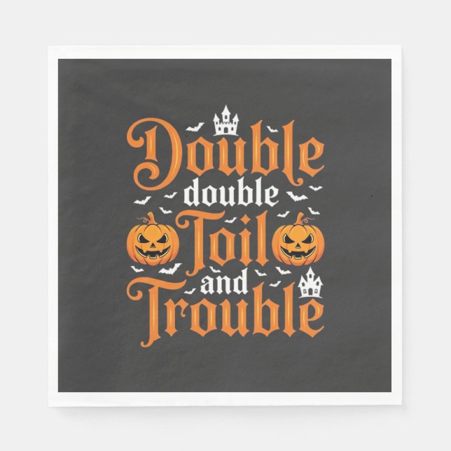 Serviette En Papier Halloween Double Double Toil and Trouble_1 (Devant)