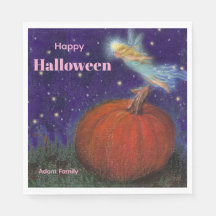 Halloween fée grand Citrouille personnalisé