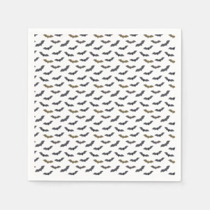 Serviette En Papier Halloween Flock Epouvantable de Chauves-Souris Vam